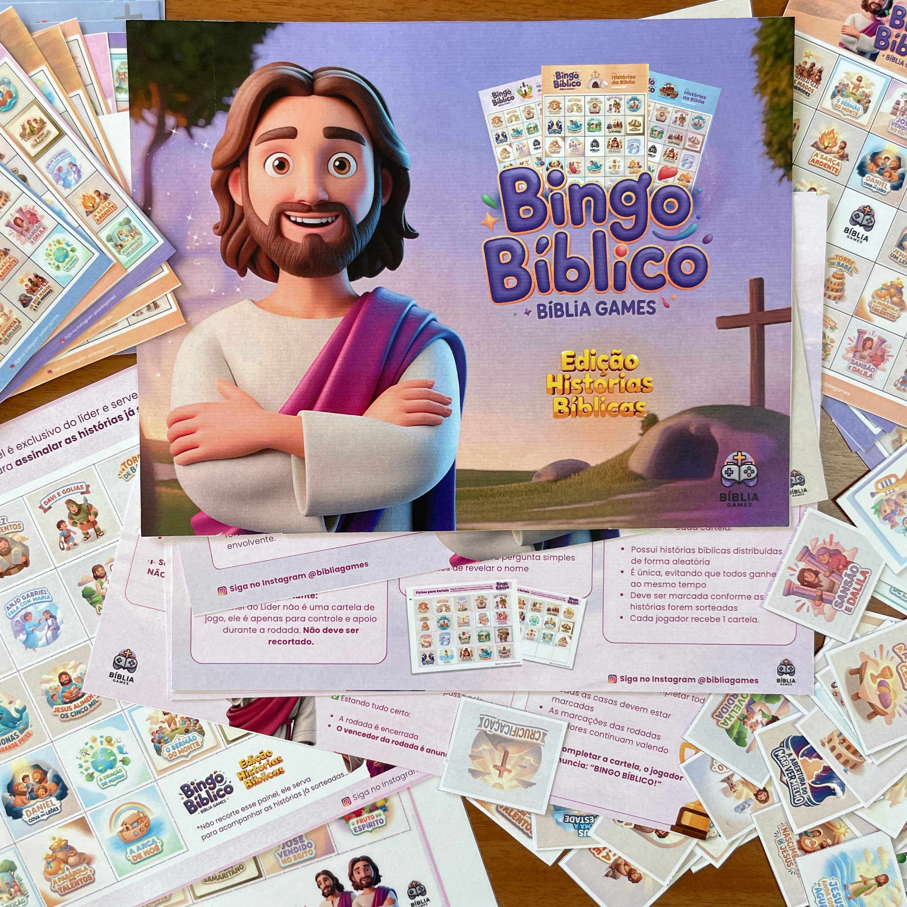 Bingo Bíblico — Edição Histórias Bíblicas